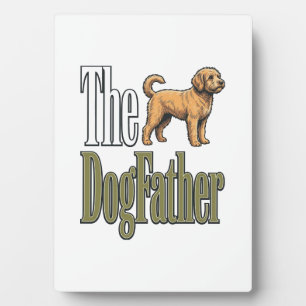 Hond Vader Vintage Gravure Hond Liefhebber Design_ Fotoplaat