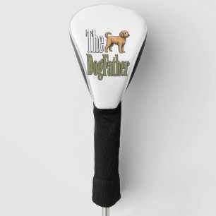 Hond Vader Vintage Gravure Hond Liefhebber Design_ Golfheadcover