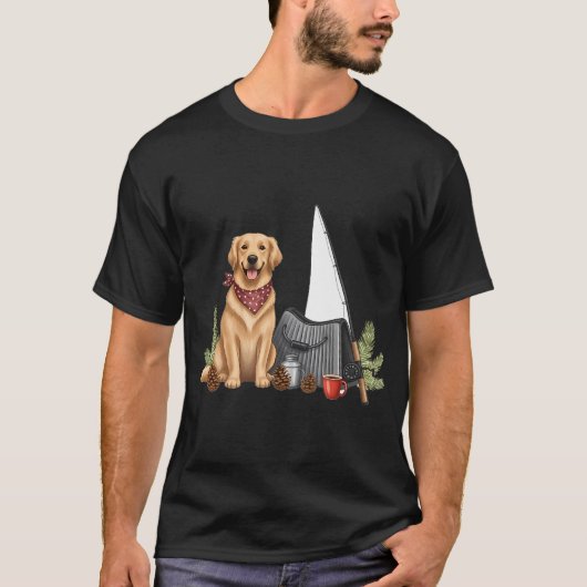 Hond Vader Visserij Hut Cadeau T-shirt (Voorkant)
