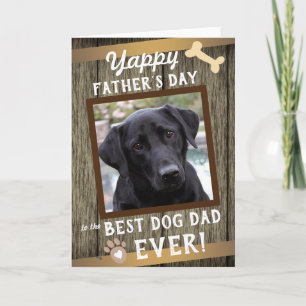 Hond Vaderdag Eén foto Kaart