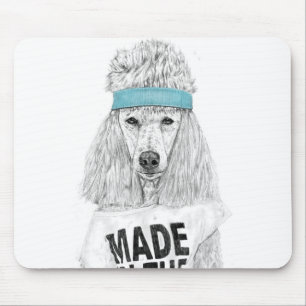 Hond van 80 jaar muismat