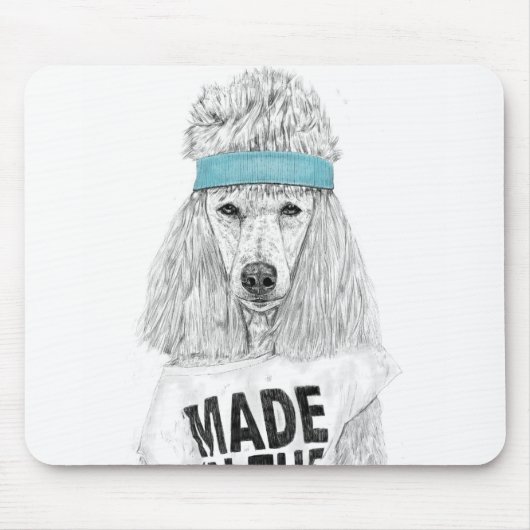Hond van 80 jaar muismat (Voorkant)