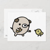 hond van de hond briefkaart (Voorkant / Achterkant)