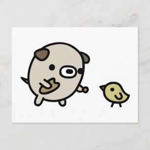 hond van de hond briefkaart