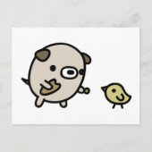 hond van de hond briefkaart (Voorkant)