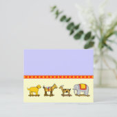 hond van een paard Elephant Pull-speelgoedBriefka Briefkaart (Staand voorkant)