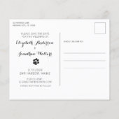 Hond van eerlijkheid en budget bewaren het Briefka (Achterkant)