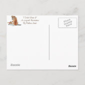 hond van gemengde rassen met een teddyse schattige briefkaart (Achterkant)