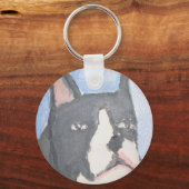 hond van ginsburg sleutelhanger (Voorkant)