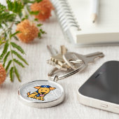 Hond van het Puppy van de Labrador van de Chanoeka Sleutelhanger (Zijkant)