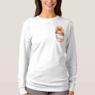 Hond van het Puppy van de Pekinees van de zak de T-shirt