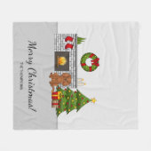 Hond van het ras Cavalier King Charles Spaniel in  Fleece Deken (Voorkant (Horizontaal))
