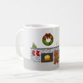 Hond van het ras Cavalier King Charles Spaniel in Koffiemok (Voorkant links)