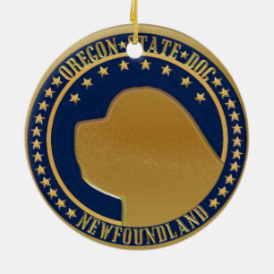 Hond van Oregon Keramisch Ornament