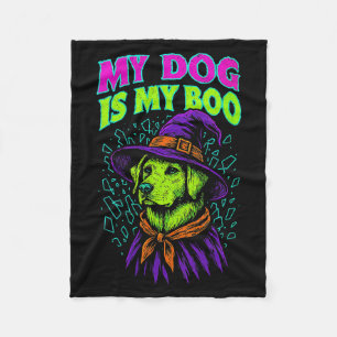 Hond van vrouwen is Boze Heks - Hond Heks Hallowee Fleece Deken