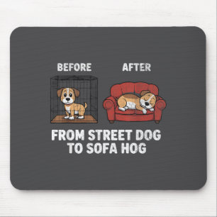 Hond Varken Hond Adoptie Straat Bank Redding Pret Muismat