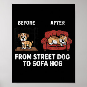 Hond Varken Hond Adoptie Straat Bank Reddings Meme Poster