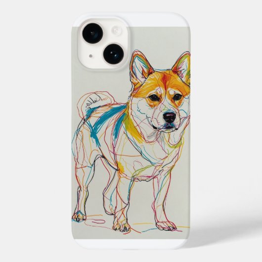 Hond, veel kleuren Case-Mate iPhone case (Achterkant)