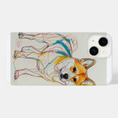 Hond, veel kleuren Case-Mate iPhone case (Achterkant (horizontaal))