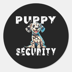 Hond Veiligheids Hond Vangst Kostuum Dalmatiner Ronde Sticker