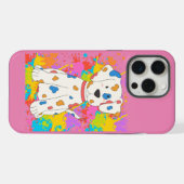 hond verf iPhone hoesje (Achterkant horizontaal)