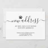 Hond verhuizing aankondiging (Voorkant)