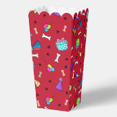 Hond verjaardag gunst box bedankdoosjes (Voorkant)