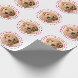 Hond Verjaardag met Eigen Foto Cadeaupapier