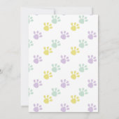 Hond Verjaardag Nodig Meisje Jongen Party Pawty Fu Kaart (Achterkant)