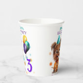 Hond Verjaardag Papieren Bekers (Links)