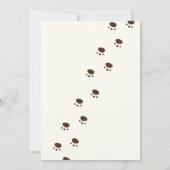 Hond Verjaardag Pawty Verjaardag uitnodiging (Achterkant)