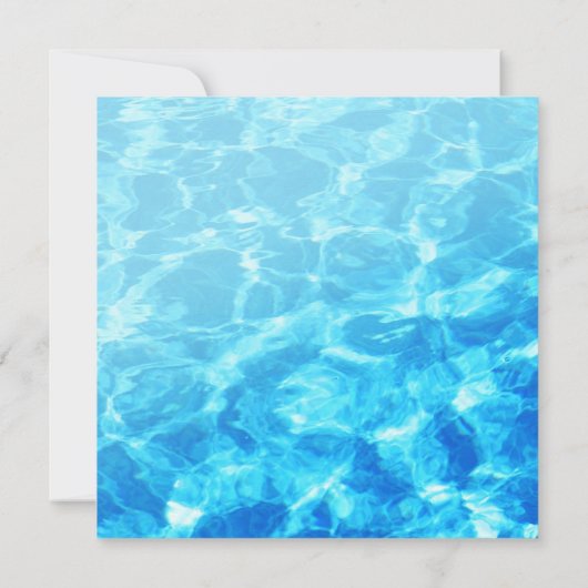 Hond Verjaardag Zwembad Party Puppy Pawty Kaart (Achterkant)