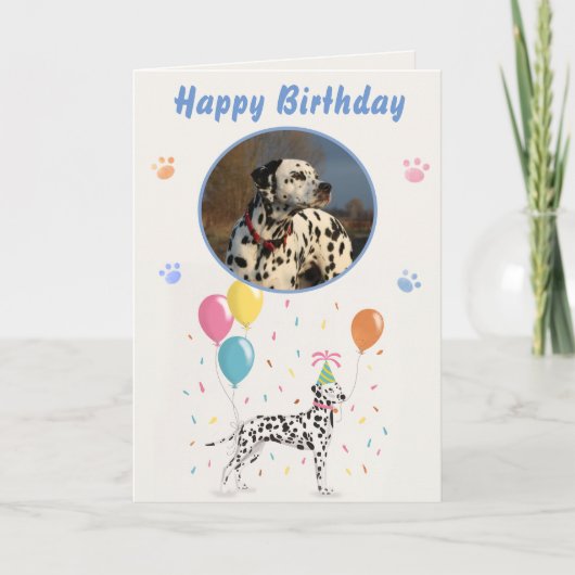 Hond Verjaardagsfeestje Puppy Pawty Dieren Kaart (Voorkant)