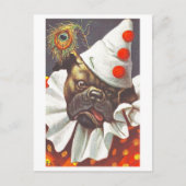  hond verkleed als clown Briefkaart (Voorkant)