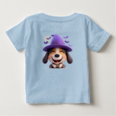 Hond verkleed als heks Pet (Achterkant)