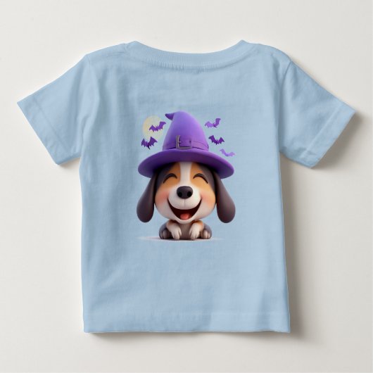 Hond verkleed als heks Pet (Achterkant)