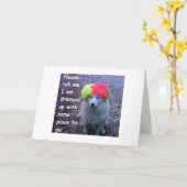 HOND VERKLEED OM JE "30E" B-DAG TE VIEREN KAART (Gele Bloem)