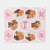 Hond Verlies Gift, Custom 6 Fotocollage Pet Memori Fleece Deken (Voorkant (Horizontaal))