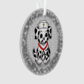 Hond Verpleegster  Ornament (voorkant)