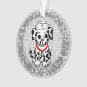 Hond Verpleegster  Ornament (voorkant)
