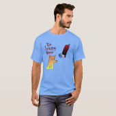 Hond versus stofzuiger T-shirt (Voorkant volledig)