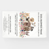 Hond verzorging boetiek huisdier sitter walker bed spandoek (Horizontaal)