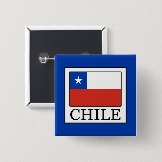 Hond Vierkante Button 5,1 Cm (Voorkant /achterkant)