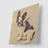 Hond Vierkante Klok (Hoek)