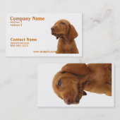 Hond Visitekaartje (Voorkant / Achterkant)