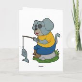 Hond Visser Vishaak Kaart (Achterkant)