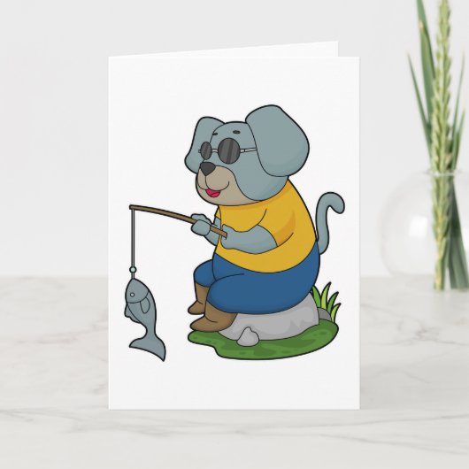 Hond Visser Vishaak Kaart (Voorkant)