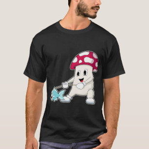 Hond Visser Visser Vissen hengel T-shirt