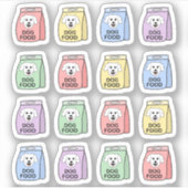 Hond Voer Kopen Voer Hond Herinnering Bujo Planner Sticker (Voorkant)