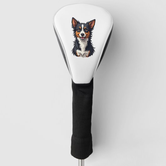 Hond Voor Huisdierliefhebbers Golfheadcover (Voorkant)
